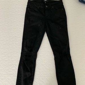 black distressed paige denim